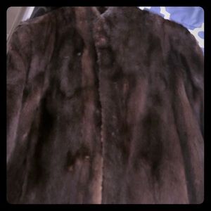 Mink coat - great for the cold winter months.